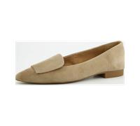 Paul Green Ballerinas taupe braun Leder-Kappe 3792 für Damen, beige, Größe 38 ½ EU / 5,5 UK