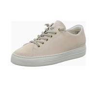 Schnürschuh PAUL GREEN "Paul Green Sneaker Leder", Damen, Gr. 40,5, beige, Leder, Schuhe Schnürschuh (62029457-40,5) beige