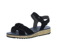 Paul Green Damen, Frauen Sandaletten,Sommersandalen,bequem,flach,Sommerschuhe,Freizeitschuhe,offene Schuhe,Strandschuhe,Schwarz (JA),40 EU / 6.5 UK