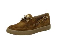 Bootsschuh PAUL GREEN "Paul Green Halbschuhe Veloursleder", Damen, Gr. 42, braun (toffee), Veloursleder, casual, Schuhe (75953831-42) toffee