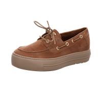 Paul Green Bootsschuhe - Gr. 40 - Braun - Rauleder