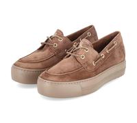 Paul Green Bootsschuhe - Gr. 41 - Braun - Rauleder