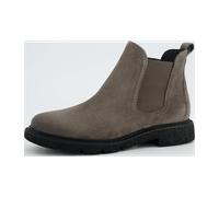 Paul Green Damen, Frauen Chelsea Boots,uebergangsstiefel,Schlupfstiefel,flach,Stiefel,Bootee,Booties,halbstiefel,Kurzstiefel,Grau (Suede/Titan),37.5 EU / 4.5 UK