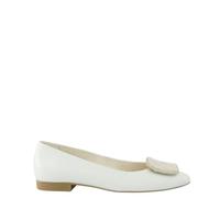 Ballerina PAUL GREEN "Paul Green Ballerinas Glattleder", Damen, Gr. 41, ivory, Glattleder, Schuhe Ballerina (18867407-41) ivory