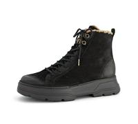 Paul Green Damen Ballerinas mit Absatz 5497-010 Weite XX-Schmal Schnürung | Winterschuhe, Schwarz, Reißverschluss, Damen, Schuhe