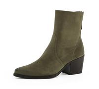 Paul Green Ankle Boots - Gr. 38,5 - Grün - Rauleder