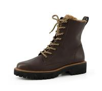 Schnürstiefelette PAUL GREEN "Paul Green Stiefelette Glattleder", Damen, Gr. 40,5, braun, Glattleder, Schuhe Schnürstiefelette (75651409-40,5) braun