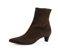 Paul Green Damen Ballerinas mit Absatz 8288-000 Weite XX-Schmal Reißverschluss Wildleder BRAUN 000 41 EU
