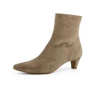 Paul Green Damen Ballerinas mit Absatz 8288-020 Weite XX-Schmal Reißverschluss Wildleder BEIGE 020 37 EU