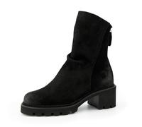 Paul Green Damen Ballerinas mit Absatz 8291-020 Weite XX-Schmal Reißverschluss Wildleder SCHWARZ 020 38 EU