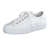 Paul Green Damen Bequemschuhe | Frauen Schnürschuhe | Weite: E (Normal) | Komfortschuhe | Halbschuhe | schnürer, Weiß (White.White),40.5 EU / 7 UK