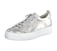 Paul Green Damen Bequemschuhe | Frauen Schnürschuhe | Weite: E (Normal) | Komfortschuhe | Halbschuhe,Silber Metallic (Mineral),37.5 EU / 4.5 UK
