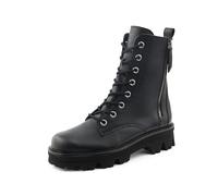 Paul Green Damen Bootie, Frauen Combat Boots,Kurzstiefel,uebergangsschuhe,uebergangsstiefel,schnürstiefel,Stiefel,Bootee,Schwarz (Black),37.5 EU / 4.5 UK