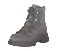 Paul Green Schnürstiefelette 8237 Veloursleder Grau Damen Größe 38,5
