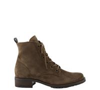Schnürstiefelette PAUL GREEN "Paul Green Stiefelette Veloursleder", Damen, Gr. 41, braun, Veloursleder, Schuhe Schnürstiefelette (18251917-41) braun