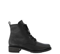 Paul Green Schnürstiefelette Glattleder Damen Schwarz Gr. 40