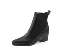 Paul Green Damen Chelsea-Stiefelette, Frauen Chelsea Boots,Schlupfstiefel,flach,Stiefel,Bootee,Booties,halbstiefel,Schwarz (Black),40 EU / 6.5 UK
