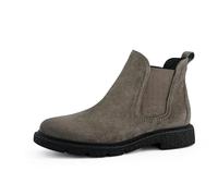 Paul Green Damen, Frauen Chelsea Boots,uebergangsschuhe,uebergangsstiefel,Schlupfstiefel,flach,Stiefel,Bootee,Booties,Grau (Suede/Titan),38 EU / 5 UK