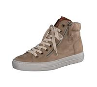Paul Green Damen Sneaker-Stiefelette Nubukleder Taupe Braun Größe 37
