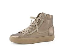 Paul Green Damen, Frauen High-Top Sneaker,high top Sneaker,Sneaker-Stiefel,mid Cut,Halbschuhe,straßenschuhe,Strassenschuhe,Beige (Nappa/Earth),41 EU / 7.5 UK