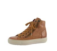 Paul Green Damen, Frauen High-Top Sneaker,Laufschuhe,schnürschuhe,schnürer,Halbschuhe,straßenschuhe,Strassenschuhe,Mittelbraun (Mittelbraun),38.5 EU / 6 UK