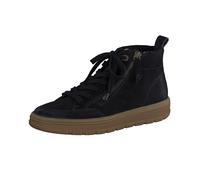 Paul Green Damen, Frauen High-Top Sneaker,schnürschuhe,high top Sneaker,Sneaker-Stiefel,mid Cut,Halbschuhe,Sportschuhe,Schwarz (Black/SISAL),38.5 EU / 5.5 UK