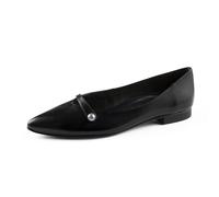 Paul Green Damen, Frauen Klassische Ballerinas,Ballerinen,Halbschuhe,Sommerschuhe,Slipper,Ballerina-Schuhe,Ballett-Schuhe,Schwarz (JA),38.5 EU / 5.5 UK