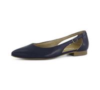 Paul Green Ballerinas blau Riemchen Verschluss 2992 für Damen, blau, Gr. 37 ½ EU / 4,5 UK