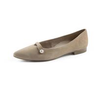 Paul Green Ballerinas Veloursleder Hellbraun - 38,5