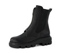 Stiefelette PAUL GREEN "Paul Green Stiefelette Leder/Textil", Damen, Gr. 38, schwarz, Leder, Textil, casual, Schuhe, Topseller (52440950-38) schwarz