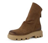 Paul Green Damen, Frauen Klassische Stiefeletten,Kurzstiefel,uebergangsschuhe,uebergangsstiefel,flach,Boots,Stiefel,Bootee,Braun (Nubuk/Tabac),39 EU / 6 UK