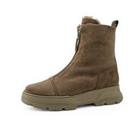 Paul Green Damen, Frauen Klassische Stiefeletten,Warm gefüttert,flach,Boots,Stiefel,Bootee,Booties,halbstiefel,Kurzstiefel,Braun (Suede/Earth),37 EU / 4 UK