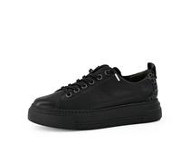 Paul Green Damen, Frauen Low-Top Sneaker,Freizeitschuhe,Turnschuhe,Laufschuhe,schnürschuhe,schnürer,Halbschuhe,Schwarz (Suede/Black),39 EU / 6 UK