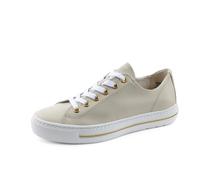Paul Green Damen, Frauen Low-Top Sneaker,Freizeitschuhe,Turnschuhe,Laufschuhe,schnürschuhe,schnürer,Plateausohle,Beige (JA),37 EU / 4 UK