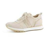 Paul Green Damen, Frauen Low-Top Sneaker,Freizeitschuhe,Turnschuhe,Laufschuhe,schnürschuhe,schnürer,Plateausohle,Beige (Beige),40 EU / 6.5 UK