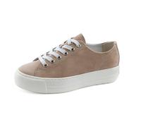 Paul Green Damen, Frauen Low-Top Sneaker,Freizeitschuhe,Turnschuhe,Laufschuhe,schnürschuhe,schnürer,Plateausohle,Beige (JA),40.5 EU / 7 UK