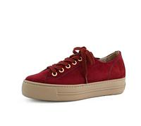 Paul Green Sneaker 4790 Nubukleder Damen Rot Größe 41 EU / 7.5 UK