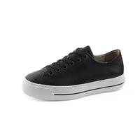 Paul Green Damen, Frauen Low-Top Sneaker,Halbschuhe,straßenschuhe,Strassenschuhe,Sportschuhe,Freizeitschuhe,Turnschuhe,Schwarz (JA),40.5 EU / 7 UK
