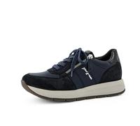 Paul Green Leder-Sneakers in Dunkelblau - Größe 39 | Damen Sneakers