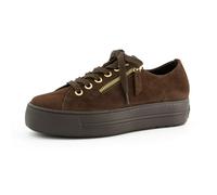 Paul Green Damen Frauen Low-Top Sneaker,schnürschuhe,schnürer,Business,Freizeit,Halbschuhe,straßenschuhe,Strassenschuhe,BRAUN (BRAUN),40 EU / 6.5 UK