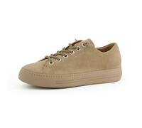 Paul Green Damen Frauen Low-Top Sneaker,schnürschuhe,schnürer,Business,Freizeit,Halbschuhe,straßenschuhe,Strassenschuhe,BEIGE (BEIGE),40.5 EU / 7 UK