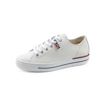Paul Green Damen, Frauen Low-Top Sneaker,schnürschuhe,schnürer,Plateausohle,Halbschuhe,straßenschuhe,Strassenschuhe,Weiß (JA),37 EU / 4 UK