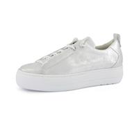 Paul Green Damen Slipper 5317-057 – Leder Metallic Silber (alu) – Größe 37,5 EU