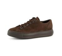 Sneaker PAUL GREEN "Paul Green Sneaker Veloursleder", Damen, Gr. 41, cacao, Veloursleder, Schuhe Sneaker (54420524-41) cacao
