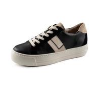 Paul Green Damen, Frauen Low-Top Sneaker,Turnschuhe,Laufschuhe,schnürschuhe,schnürer,Plateausohle,Halbschuhe,Schwarz (JA),40.5 EU / 7 UK
