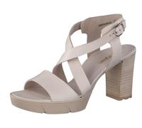 Paul Green High Heels 7924 Damen Beige Blockabsatz Größe 40,5 EU / 7 UK