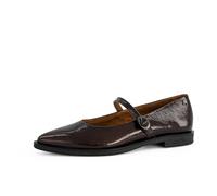Paul Green Damen, Frauen Riemchenballerinas,Slip-ons,klassisch elegant,Ballerinen,Pumps,Halbschuhe,Sommerschuhe,Slipper,Braun (Moro),37 EU / 4 UK