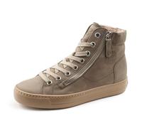 Paul Green Damen Hightop-Pauls, Frauen High-Top Sneaker,high top Sneaker,Sneaker-Stiefel,mid cut,Halbschuhe,straßenschuhe,Beige (TAUPE),42 EU / 8 UK