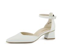 Paul Green Damen Riemchenballerinas Softnappa Weiß/Offwhite Größe 38