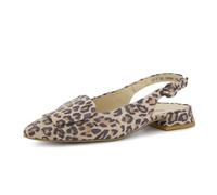 Paul Green Peeptoes & Slingpumps 6090-077, Rauleder, Beige, Damen EU 7/40,5